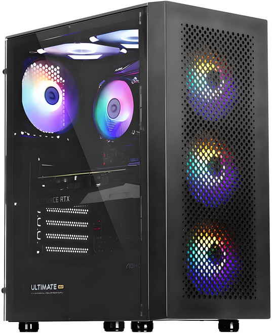 앱코 G15 세이퍼 아크릴 미들타워 PC케이스, 1개