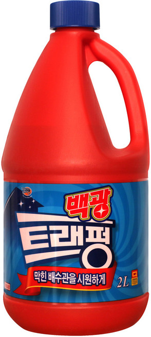 백광 트래펑 배수구세정제, 2L, 1개