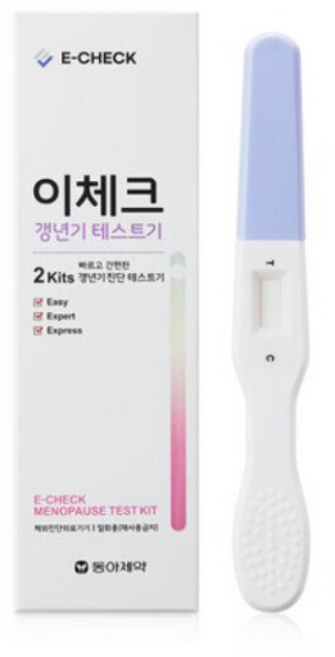 여성 갱년기 셀프 테스트 테스트기 진단 검사 자가 진단 키트, 2개, 2개입