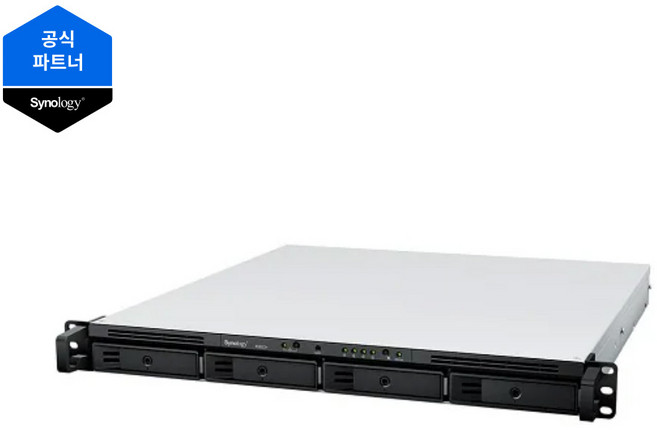 Synology(시놀로지) NAS RS822+ 4BAY 랙마운트 타입(레일킷 별도) 3년보증