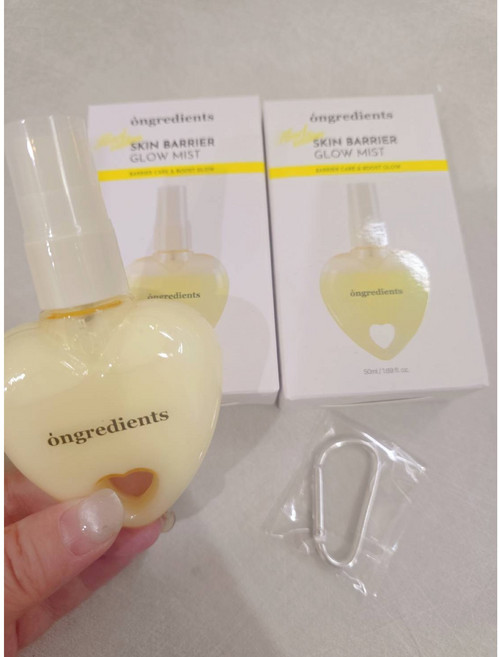ongredients 韓國 限量愛心款 屏障鎮靜 保濕水光噴霧, 1件, 50ml