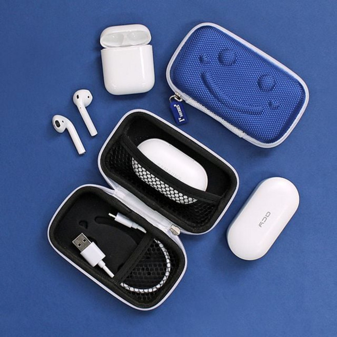 에어팟 갤럭시버즈 무선이어폰 다용도 파우치 Chuckle ord+798DB