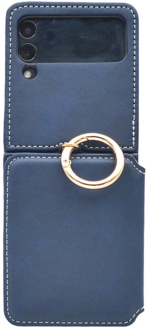 에테르넬 갤럭시 Z플립 케이스 지갑형 고리 링