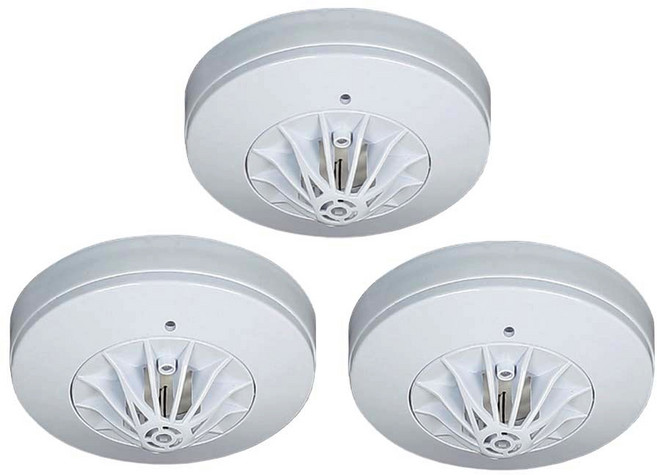 미래테크 정온식 스포트형 감지기, 3세트, 화이트