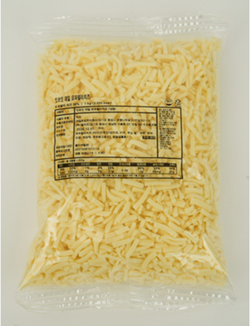 제일유업 잇츠잇 슈레드 모짜렐라치즈 1kg 피자 슈레드 치즈 자연치즈 100%, 1개