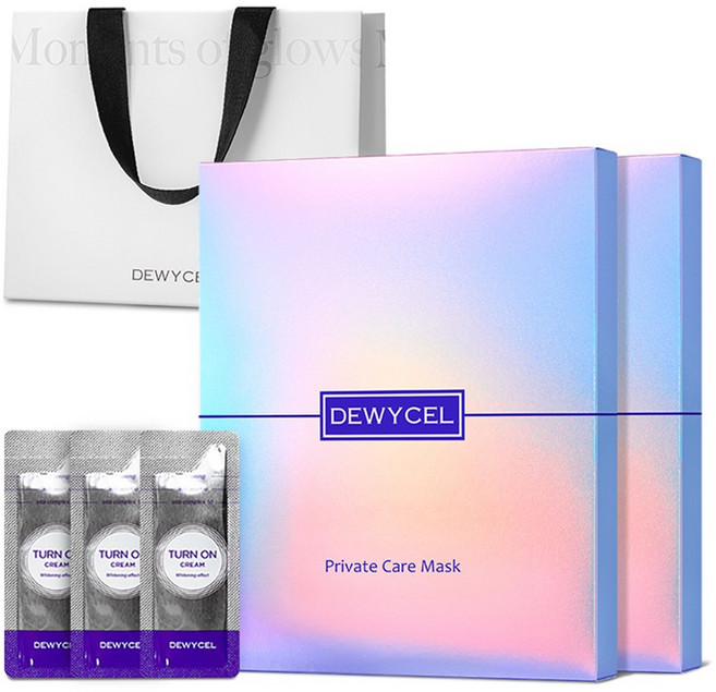 듀이셀 프라이빗케어 마스크팩, 2개, 5개입