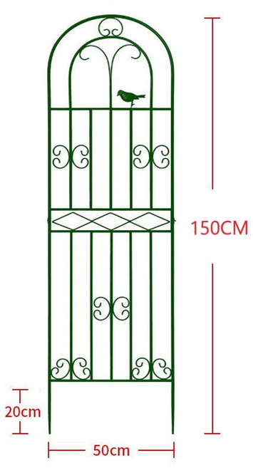 장미 지지대 오벨리스크 꽃 장미맨숀 정원 펜스 철제 식물 블랙, 1개