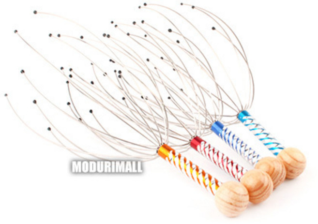 [DND] 핸드 두피마사지기 1P 삼시세끼두피마사지기 철사머리, 1