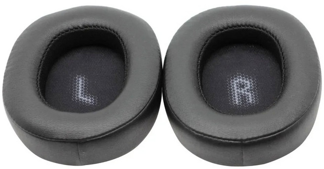 JBL 무선 헤드폰 교체 이어 패드 커버 쿠션 베개 수리 부품 이어패드 E55BT E55 BT, [02] Black L R, Black L R