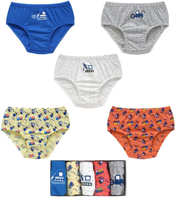 에코키즈 남아동 면혼방 삼각 5매입 세트(P17FW11591) 아이앤유샵