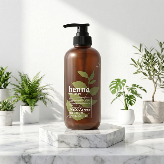 꽃을든남자 헤나 헤어 샴푸 700ml+린스700ml, 1개, 700ml