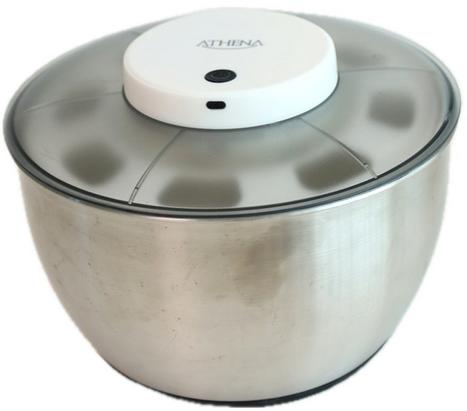 아데나 원터치 자동 스텐 야채탈수기 믹싱볼 대용량 6L, 1개, 혼합색상