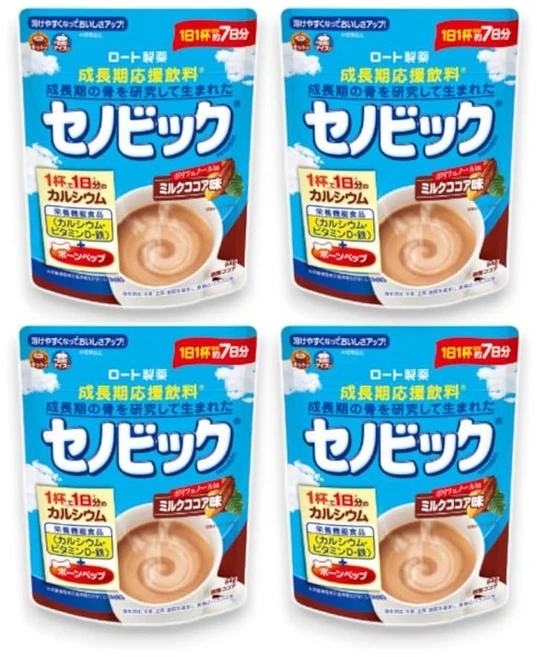 세노빅 어린이 성장기 응원 음료 84g x 4개 밀크 코코아맛 칼슘 비타민D 철 본페프 jpcc - 쿠팡
