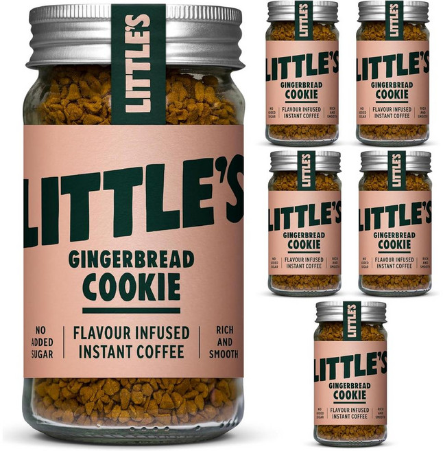 영국 리틀스 Little's Gingerbread Cookie Flavoured Instant Coffee 진저브레드 쿠키 인스턴트 커피, 36개, 1개입, 50g