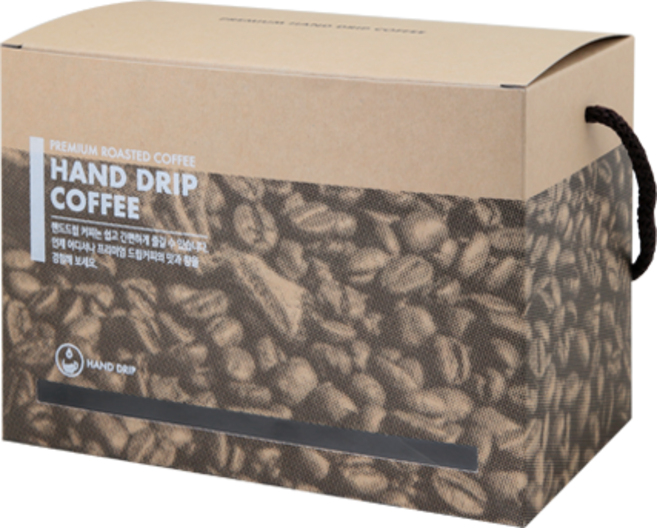 [소프트팩] 크라프트 윈도우 드립백박스 20개입, 1개, 10개