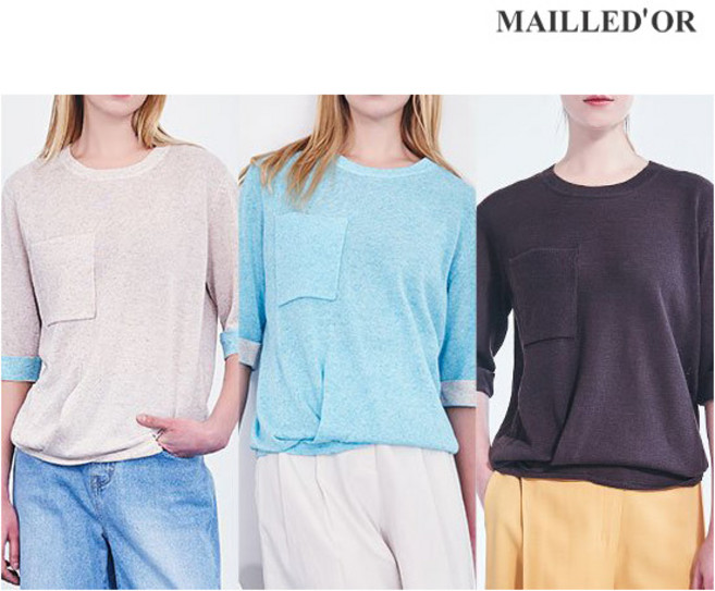 [마예도르] [홈쇼핑인기] 프렌치린넨 티블라우스 1종