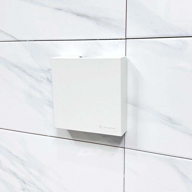 콘센트가리개 콘센트커버 어댑터 안전덮개 선정리 무타공 간편설치, 1개, 슬림 박스형 화이트 20cm