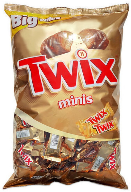 트윅스 미니스 초콜릿 1400g 1개, 1.4kg