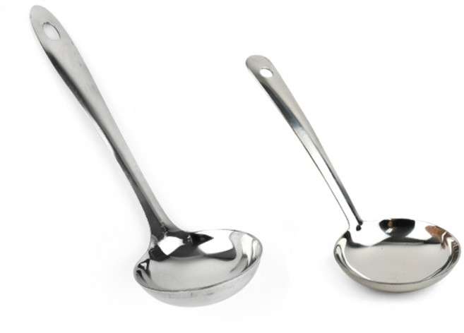 올 스테인레스 조리기구 가정용 국자 국물 신혼 주방 조리도구 키친툴 자루 식당 전골 손잡이 업소용, 미니