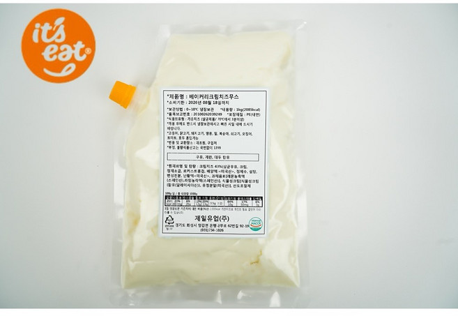 제일유업 잇츠잇 베이커리 크림치즈무스 1kg, 3개