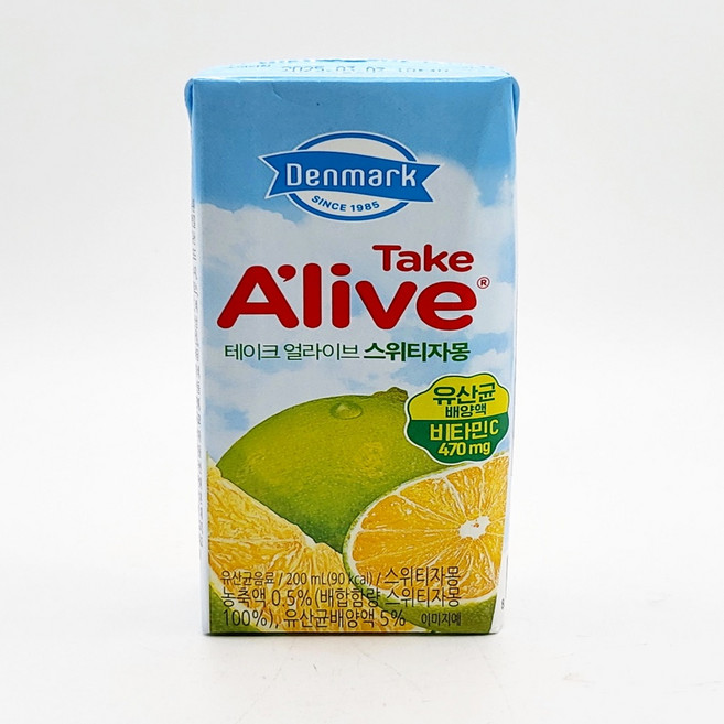 동원 덴마크 얼라이브 스위트 자몽, 200ml, 18개