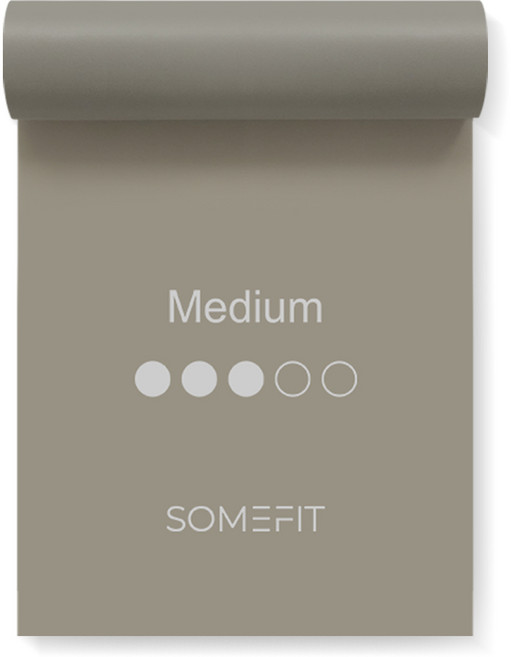 썸피트 스트레칭 요가밴드 1.5M 단품, 3단계 스톤그레이 1개, 1개