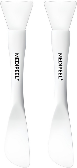 메디필 에어 터치 실리콘 듀얼 팩 브러쉬, 백색, 2개