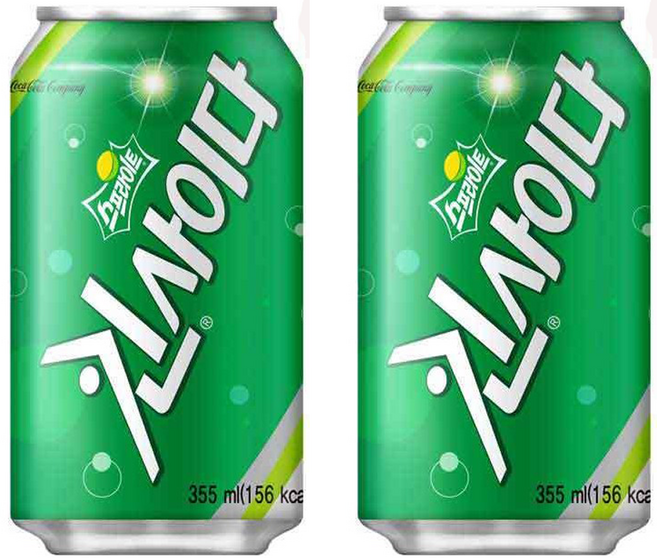 스프라이트 킨 사이다 업소용 캔음료, 24개, 355ml