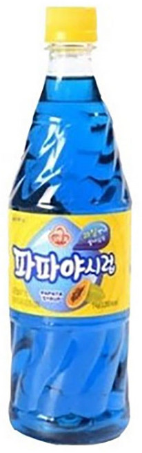오뚜기 과일향 시럽 모음전/파파야시럽, 4개, 1kg