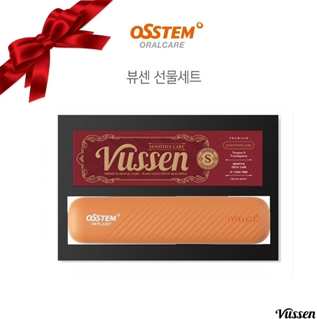 오스템 프리미엄 뷰센 1:1 양치키트 선물세트 (선물케이스+쇼핑백 포함/ 설선물 추석선물 시상품 사은품 기념품), 120g, 1세트, 뉴 H 프리미엄