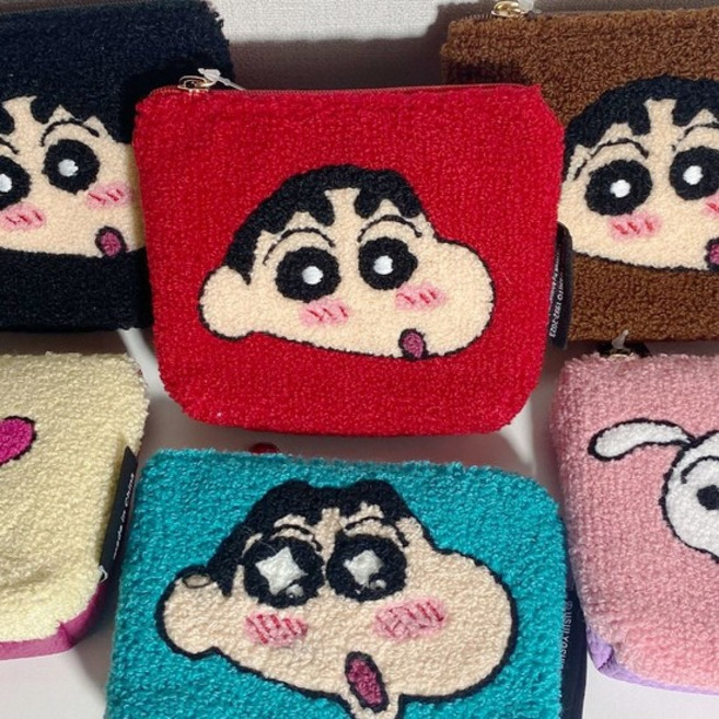짱구는 못말려 뽀글이 미니 파우치 동전지갑 짱구지갑 짱구집짱구 동전지갑 짱구카드지갑
