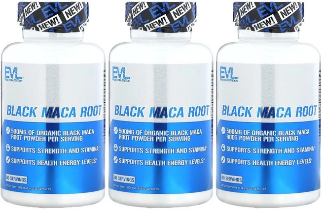 EV루션뉴트리션 블랙 마카 뿌리 60캡슐 EVLution Nutrition 3병, 60정 - 쿠팡