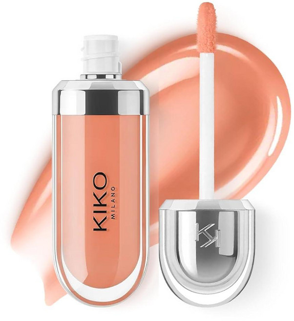 KIKO Milano 3d Hydra Lipgloss 19 | Softening Lip Gloss For A 3d Look, 08 Natural Rosewood