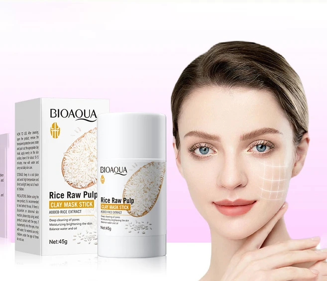 쌀 원액 성분 머드팩 스틱 45ml 피지 클리어 모공 딥클렌징 여드름 케어 클레이 마스크, 1개, 2개입 - 쿠팡