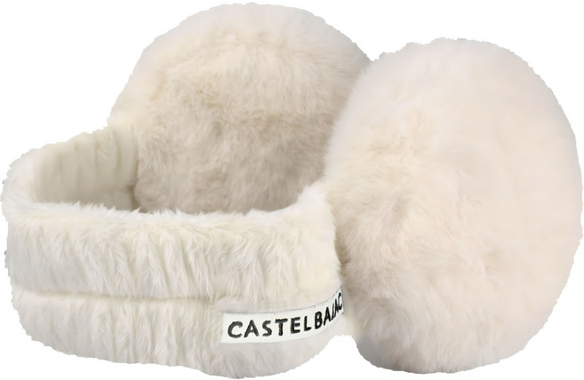 까스텔바작 여성용 방한 밴딩 퍼 귀마개 CSW-68, Ivory, 1개