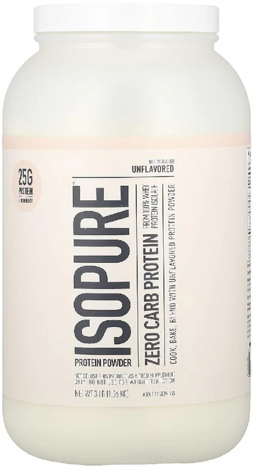 이소퓨어 제로 단백질 파우더 무맛 제로 carb protein 1.36kg, 120g, 1개 - 쿠팡