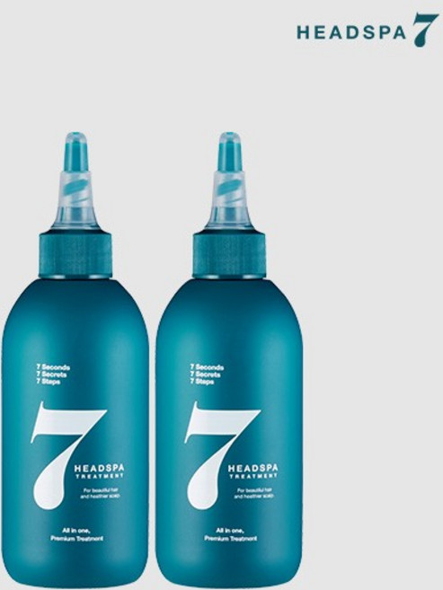 헤드스파7 파란눈 블랙 헤어팩, 300ml, 2개