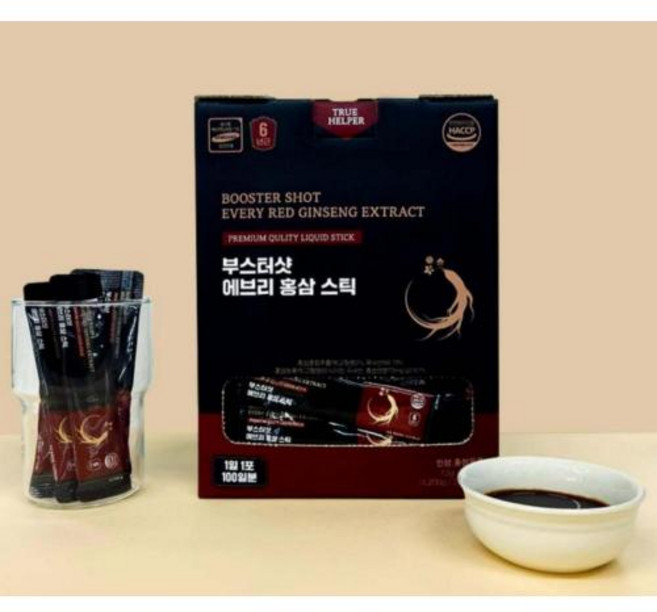 홍삼스틱 부스터샷 면역력 건강식품 강화 100포 에브리 대용량 선물세트, 부스터샷 에브리홍삼스틱 12g100포, 12g, 1