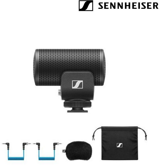 젠하이저 MKE200 지향성 마이크 (소형) / DSLR 미러리스 카메라 캠코더 스마트폰 마이크, 1개