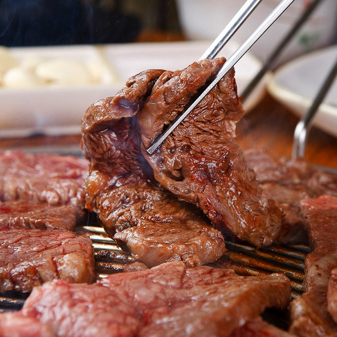 레브 쫄깃한 육질 호주산 양념 안창살 특수부위 캠핑음식 구이용, 2개, 400g