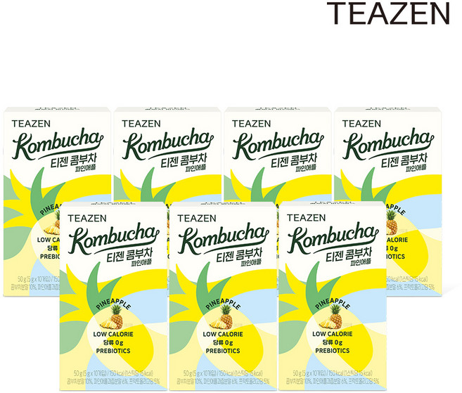 티젠 콤부차 파인애플, 5g, 10개입, 7박스