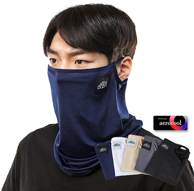 비바즈 프리미엄 국산 메쉬 멀티스카프 여름 자외선차단 쿨마스크 얼굴햇빛가리개 자전거 등산 골프 낚시 조깅, 흰색