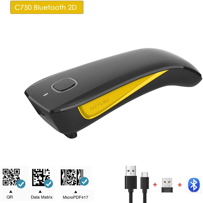 C750 포켓 미니 블루투스 무선 2D 바코드 스캐너, 02 describe 1