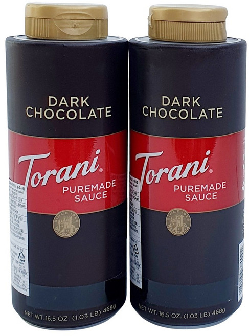 토라니 다크초콜릿맛 퓨어메이드 농축시럽, 468g, 2개