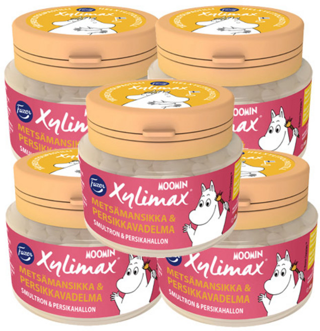 파제르 질리맥스 무민 복숭아 딸기맛 90g, 5개