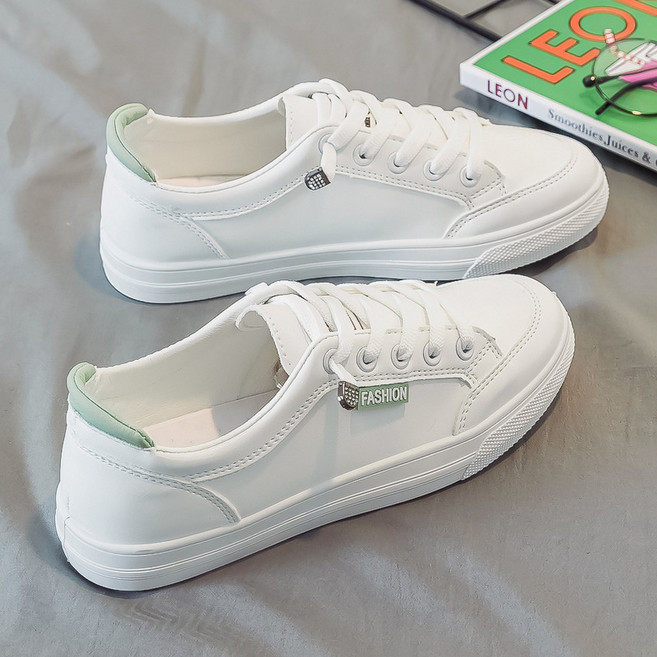 小白鞋女春夏季百搭透氣一腳蹬休閒平底鞋網面板鞋