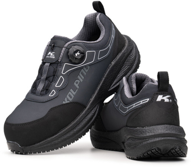 콜핑 경량안전화 프리락 논슬립 발볼넓은 발편한 초경량 작업화 KPS-470D