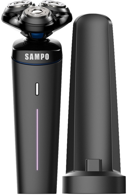 SAMPO 聲寶 4D水洗三刀頭電動刮鬍刀 EA-Z1904WL, 黑色