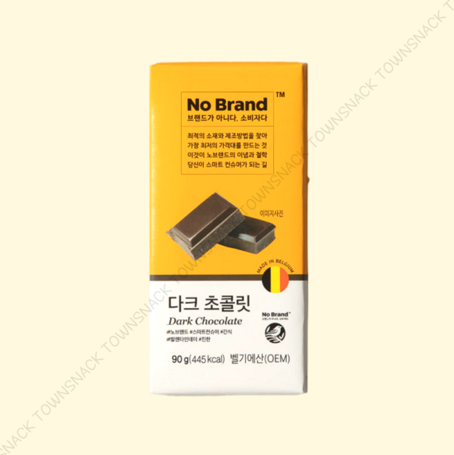 노브랜드 다크초콜릿, 90g, 3개