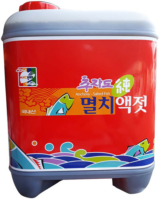 대동식품 대동 7.5L 새댁표 멸치 추자도 순멸치 액젓 9Kg 2개 이강산닷컴